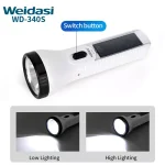 چراغ قوه شارژی سولاردار ویداسی 340S - تصویر 5
